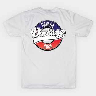 Havana Cuba vintage logo T-Shirt